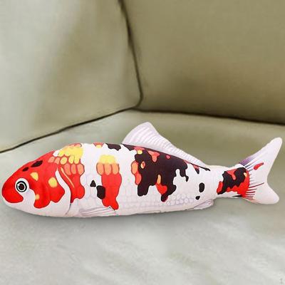 Throw Pillow Interactive Plush Toy 30cm Home Decor Comfortable Fish Cushion Pillow,