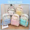 Dog Cartoon Backpack For Teens Large Capacity Nylon Breathable School Bag For Middle School Students