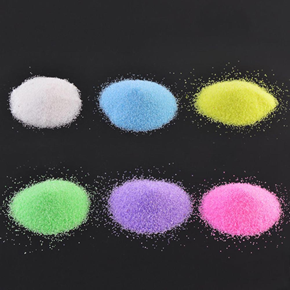 Fantastický 1 sáček Quartz Sand Miniatur Tank Akvárium Bonsai Pot Fairy Garden Decor