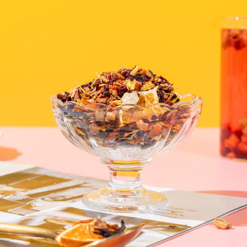 Citrus Fruit Tea Sweet Grapefruit Orange Herbal Blend with Tangerine Peel0