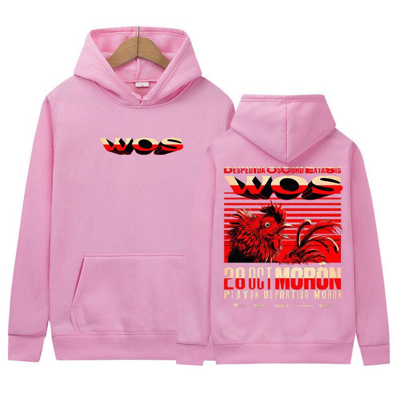 Rapper Wos Ds3 Tour Album 2025 Merch Hoody Mens Hip Hop Pop Music Long Sleeve Sweatshirt Y2K Fashion High Quality Fleece Hoodies