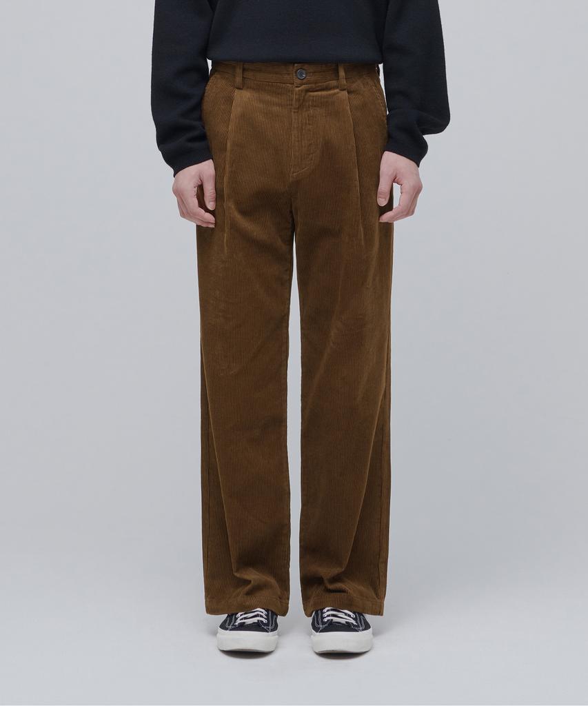 MUSINSA STANDARD Wide Corduroy Pants [Brown]
