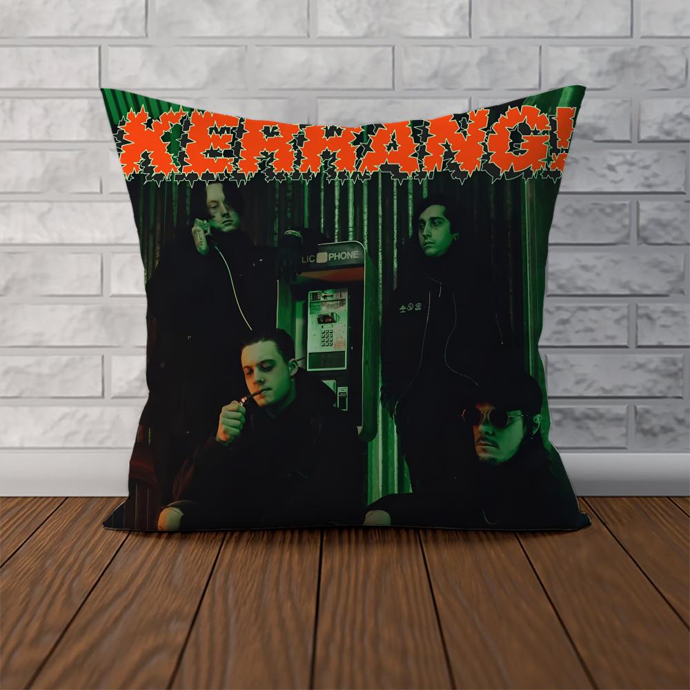 Band Bad OOmens Pillow Case For Car Sofa Decorative Home Doublesided Print Plush Square Throw Pillow Cushion Cover