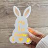 Cartoon Bunny Plaster Drop Glue Mold Hollow Rabbit Lamp Box Mold  Easter Ornament