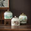 Vintage Sealed Moisture-proof Tea Canister Nut Candy Storage Container Coffee Bean Food Storage Jar Desktop Ornament Home Decor