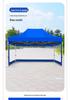 Transparent Tent Side Panel: Windproof & Waterproof Outdoor Canopy Enclosure with Thick Fabric and Durable Edging