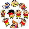 Crocs Charms: 10 Crayon Shin-chan Styles - Soft PVC Shoe Accessories & Buckle Ornaments