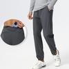 Men's Quick-Dry Nylon Sports Pants - Multi-Pocket, Cuffed, Tapered Leg for Outdoor Running