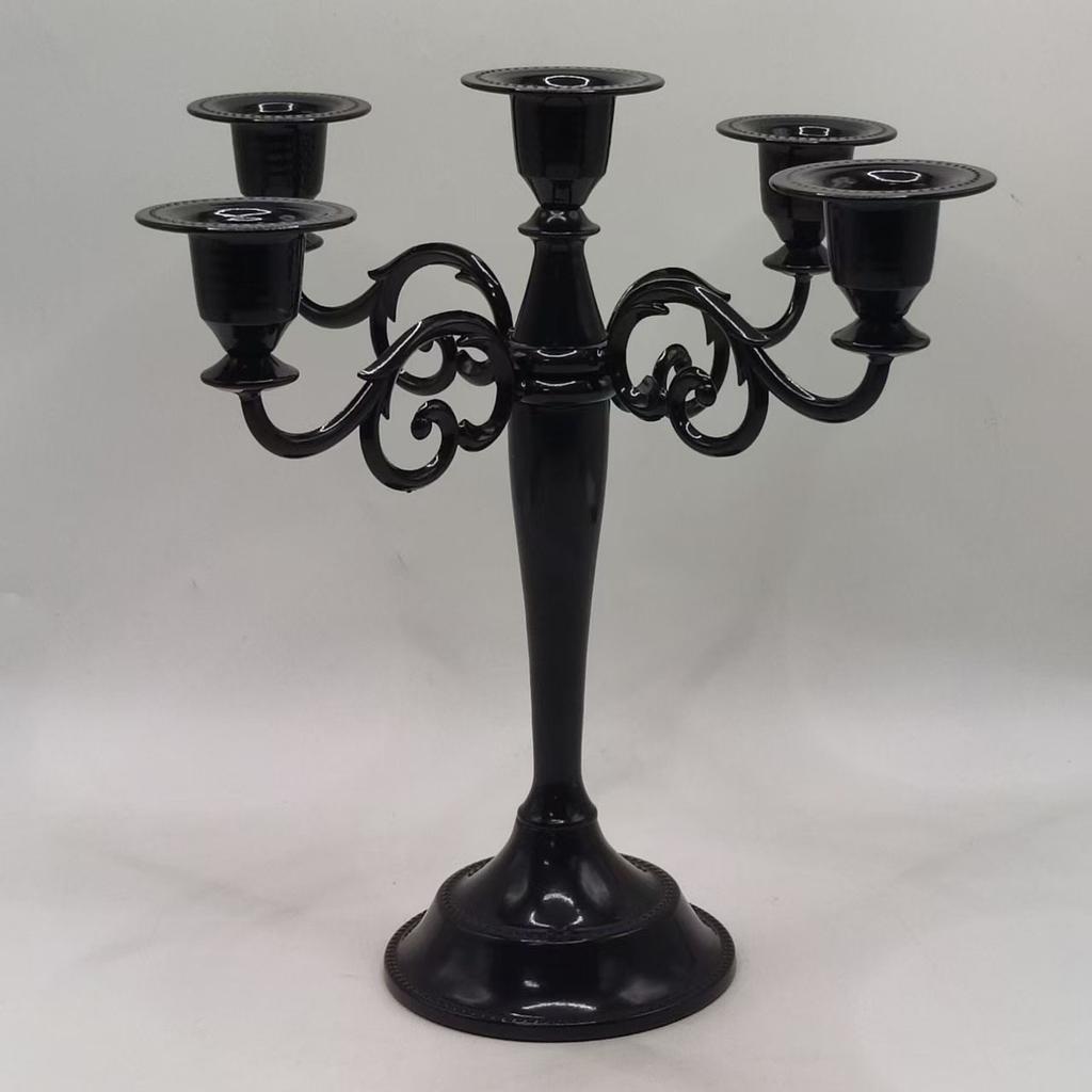 High-quality Modern, Durable and Luxurious 3-5-arm Iron Candle Holder Bracket Wedding Christmas Party Decoration