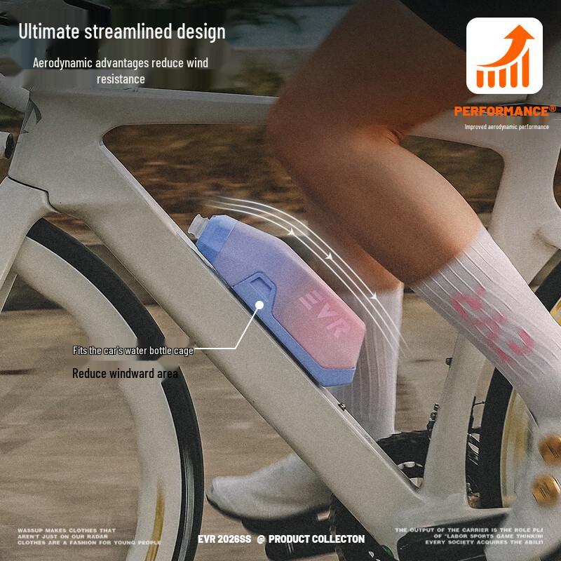EVR Aero cyklistická láhev s košíkem