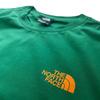 The North Face Short Sleeve Mountain Sketch Oversized Tee with Back Size L Men's Print, Green, [Used]