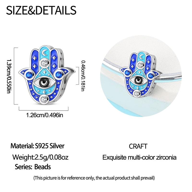 Copper Eye Hand Tree Of Life Pendant Charms Jewellery Fit Original Bracelet Necklace For Women Diy Gift