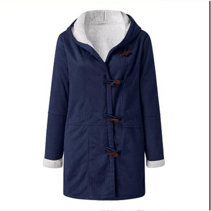 Spot Autumn and Winter New European and American Tops, Plush Collar Pockets, Women's Jackets Are Fashionable and Elegant