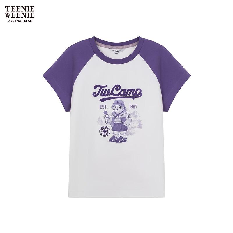 Teenie Weenie Bear Letter T-shirt for Women XL