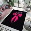 Musical Notes and Bow Art Carpet for Living Room Bedroom Sofa Creative Doormat Home Decor Area Rugged Non-slip Mat Large Size