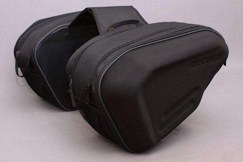 

DEGNER Sports Double Bag Polyester Body x2 on one side Piping 31x47x24~33cm Black/Gunmetal NB-37