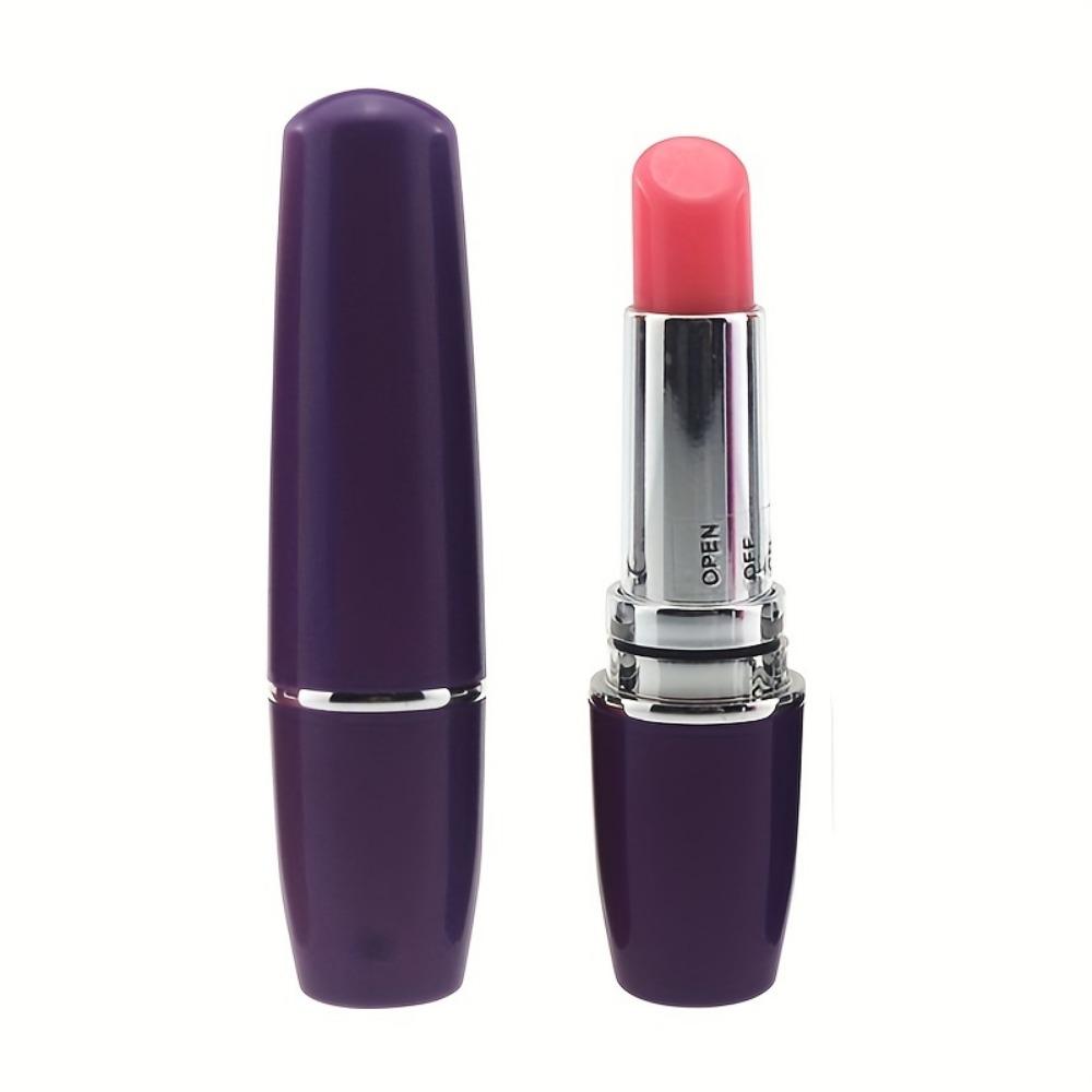 1pc Body-Safe Mini Discreet Lipstick Vibrator Quiet Single-Speed Sex Toy for Women