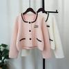 Heavy Industry Knitted Double-sided Cardigan Autumn and Winter New Temperament High-end Sweater Jacket Women