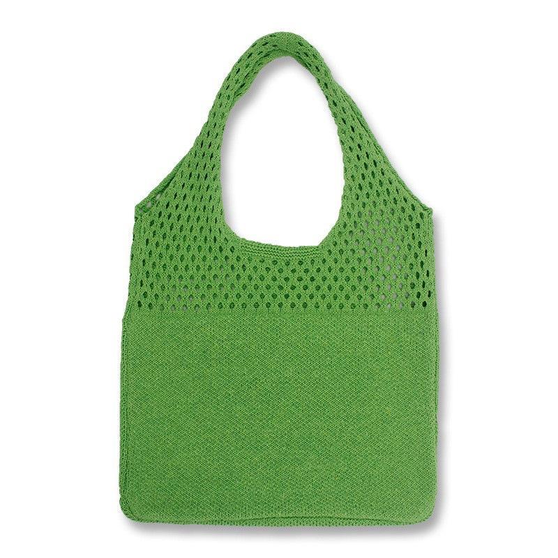Große Kapazität Gestrickte Schultertasche Tragetasche Einkaufstaschen Damen Reise Geschenk