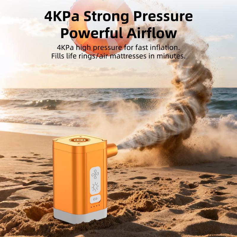 VYVYLABS AIR Inflatable Pump 1200mAh Ultra-Fast Mini Electric Air Pump Inflates For Deflates Air Mattresses Vacuum Storage Bags
