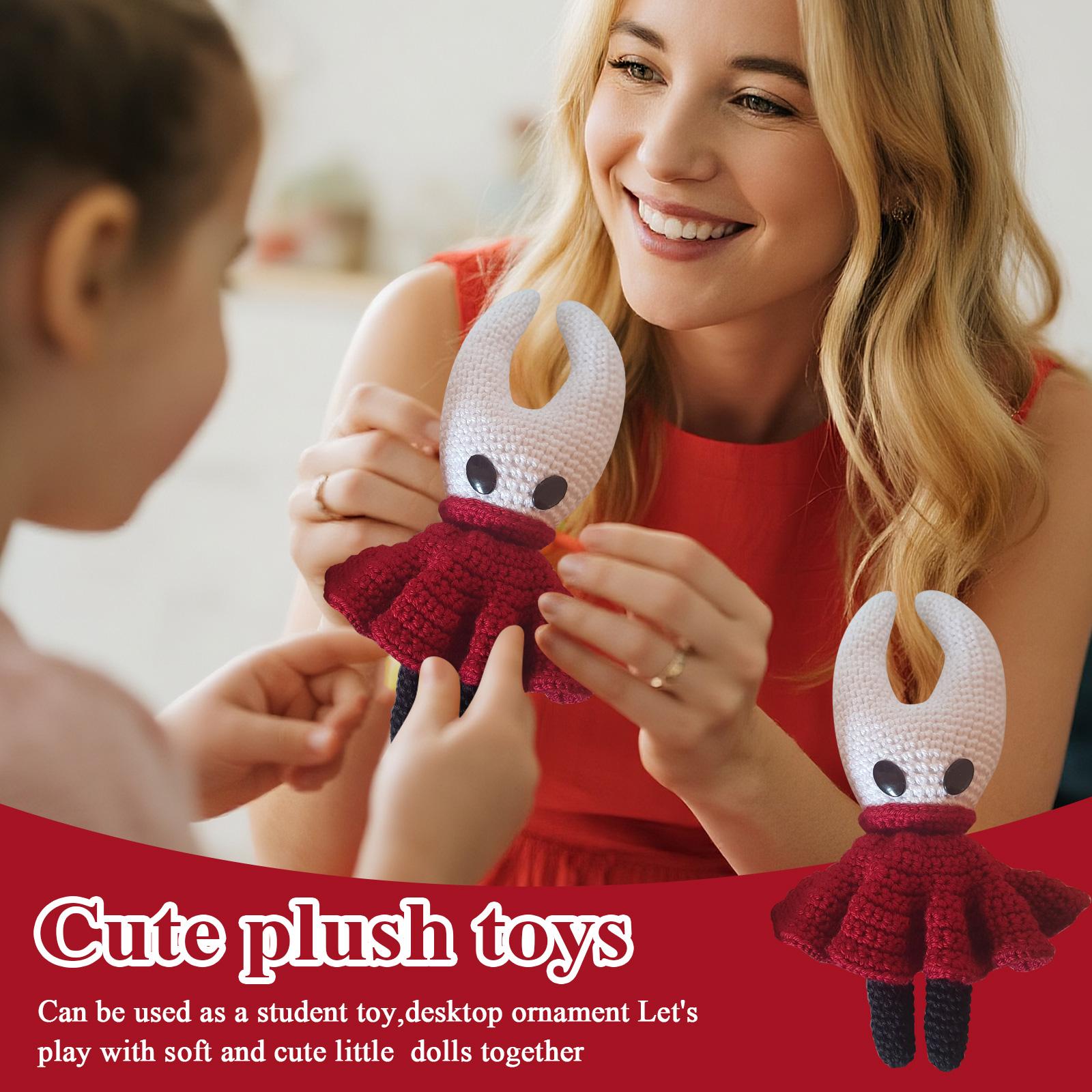 

Вязаная крючком кукла амигуруми Silksong, плюш ручной работы, вязаная игрушка One Size