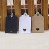 100Pcs Kraft Paper Tags Handmade with Love Hang Tags Garment Tags for Candy/Gift/Cookies Display Packing Label Card