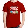 Dare To Be A Doughnut In A World Of Plain Bagels Fashion Graphic T Shirts Unisex Cotton Short Sleeve Tshirts Print T Shirt