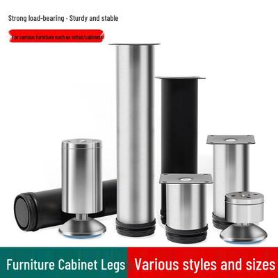 Patas de Mueble Ajustables de Acero Inoxidable para Mueble de TV y Mesa de Café