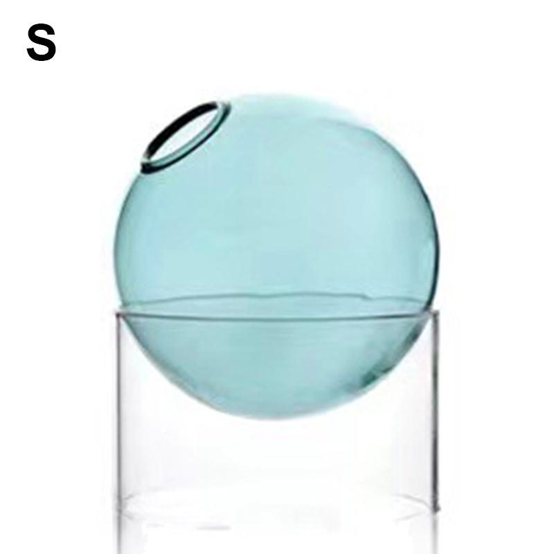 Flower Table Vase Round Glass Vase Terrarium Arrangement Container Decorative Vase