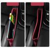 Universal Leather Two In One Car Seat Slot Storage Box Gap Plug Filler Crevice Phone Holder Organizer For Bmw For