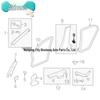 20PCS Car Door Trim Clips, Compatible with Honda Acura Accord (OE#91560-SLJ-J01)