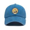 Unisex baseball cap trendy print mountain tree sun pattern daily casual peaked cap versatile outdoor travel hat