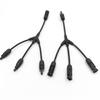 PV Connector Y Type Parallel Connection Solar Panel System Waterprrof Connector Branch Two Pieces Solar Cell Connect Plug