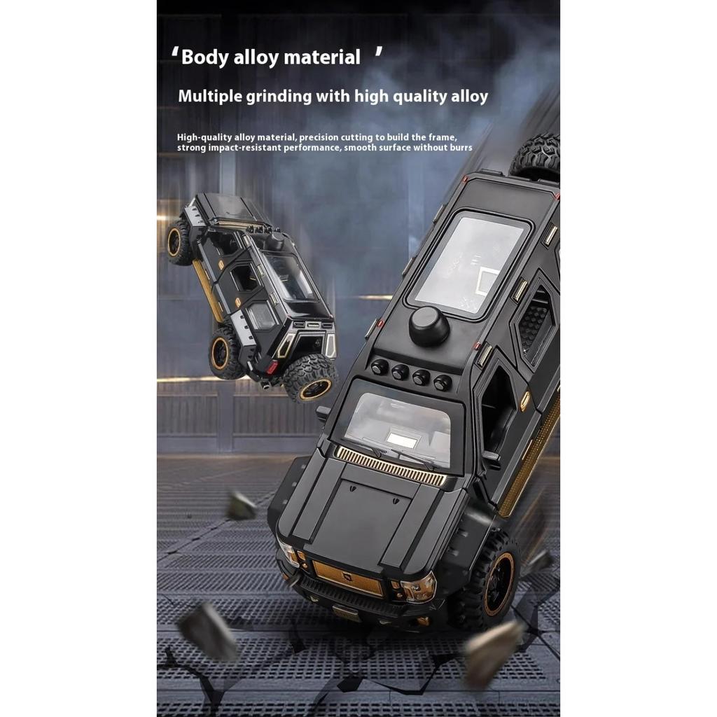 1/24 G.PATTON Off Road Vehicle Alloy Diecast Metal Model Simulation Collect Children's Toy Kids Gift Birthday Present for Boys