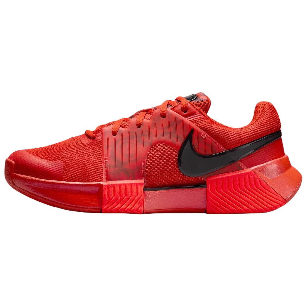 

Nike GP Challenge 1 Abrasion Resistant Support Low top Tennis Shoes Women s Red Black HQ2553-600 36