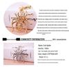 Rhinestone Spider Keychain: Insect Animal Bag Charm & Women's Metal Pendant Gift