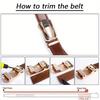 Men's Belts High Quality Fashion Business Casual Versatile Men's Trouser Belts