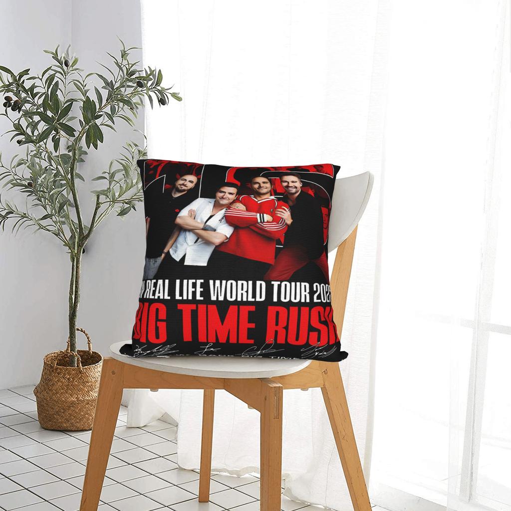 Big Time Rush Band Pillow Case Soft Pillow Cover Morden Pillowcases For Living Room Bed Chair