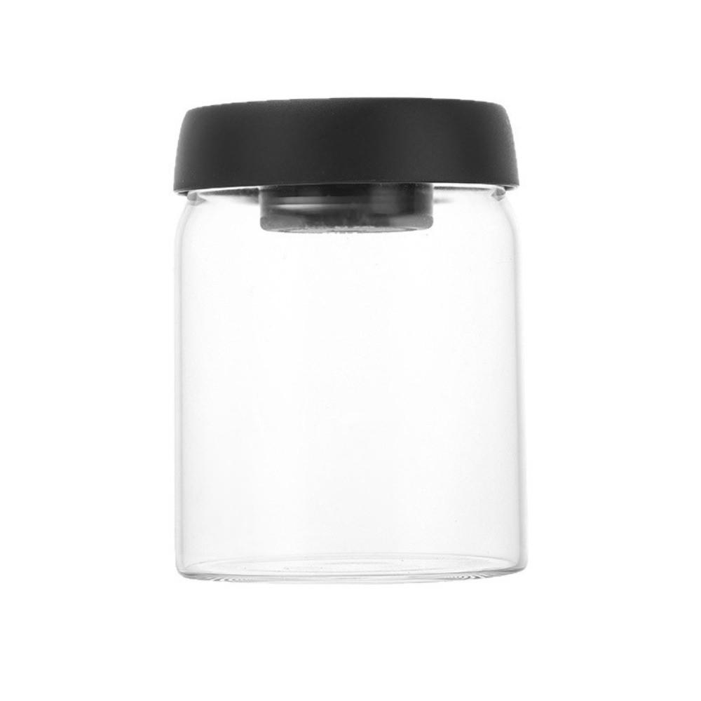 Airtight Lid Coffee Bean Storage Jar Glass Material Freshness Preservation Jar  for Coffee Storage