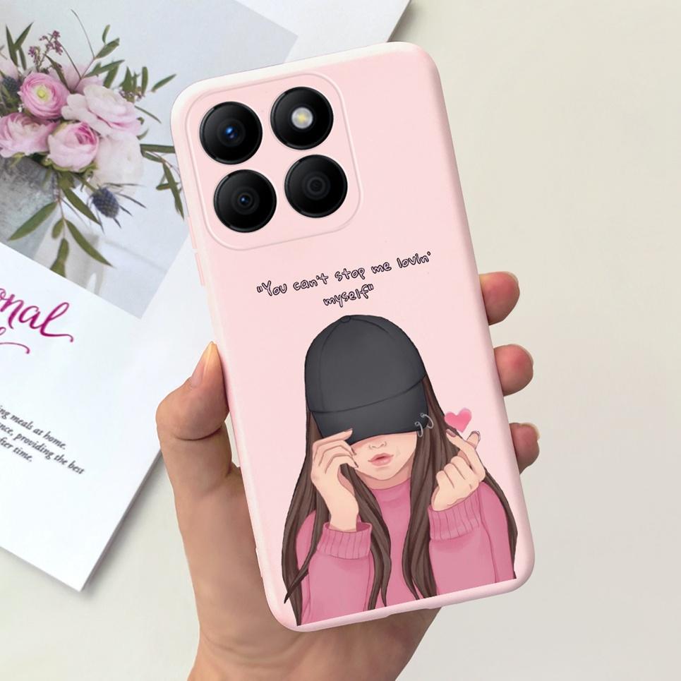 Women Fashion Girly Phone Case For Huawei Honor X9b Honor X8b Coque Funda Flower Pattern Soft Silicone Funda HonorX9b 5G Coques