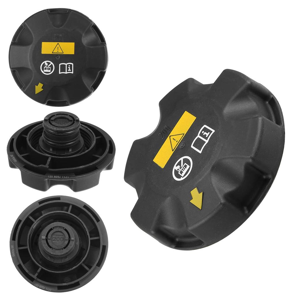 ACROPIX Car Radiator Reservoir Extension Tank Cap Fits BM W Fits 525i E60 535i F10 Black 1 Pcs