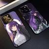 Ferm S-Sousou No F-Frieren Handyhülle Für iPhone 16 17 15 14 12 13 Pro Max Schwarze Farbe Stoßfeste Hülle