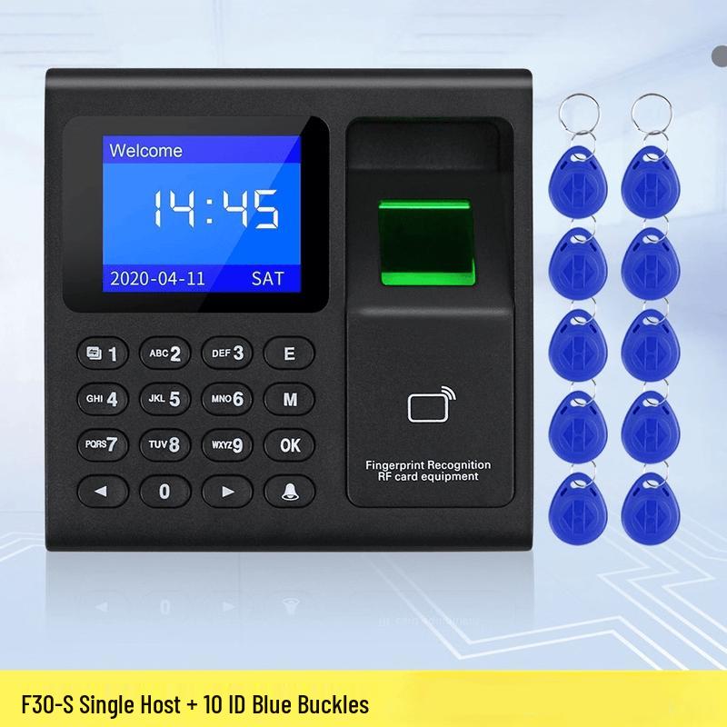 

F30 Fingerprint Access Control & Time Attendance System CN plug (adapter included)
