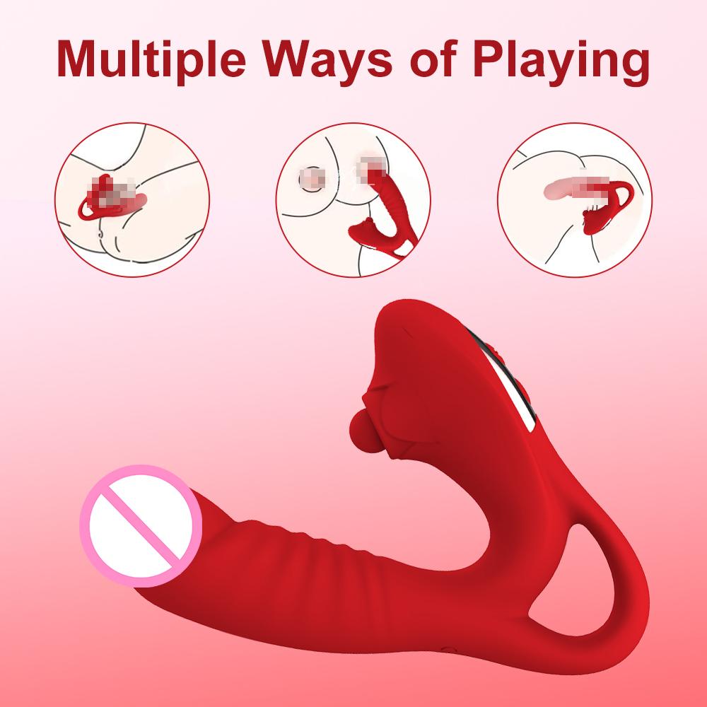 Vibrator für Frauen mit 10 Vibrationsfrequenzen G-Punkt Klitoris Doppelte Stimulation AV Massage-Stab Sexspielzeug für Erwachsene für Frauen