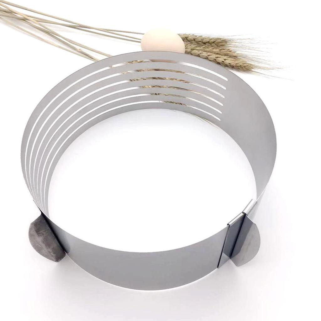6-8 Inch Cake Cutter Slicer Stainless Steel Adjustable Layered Cake Cutter Slicer Mousse Cake
