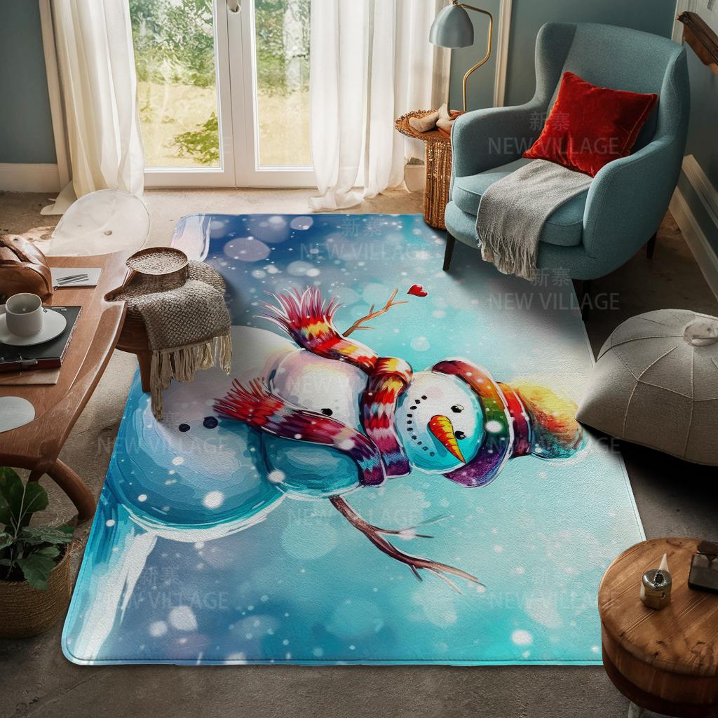 Koberec ke vchodu do domu Rohožka ke dveřím do domu Obývací pokoj Vana Koupelna Protiskluzové koberce s absorpcí vody vana Veselé Vánoce zima