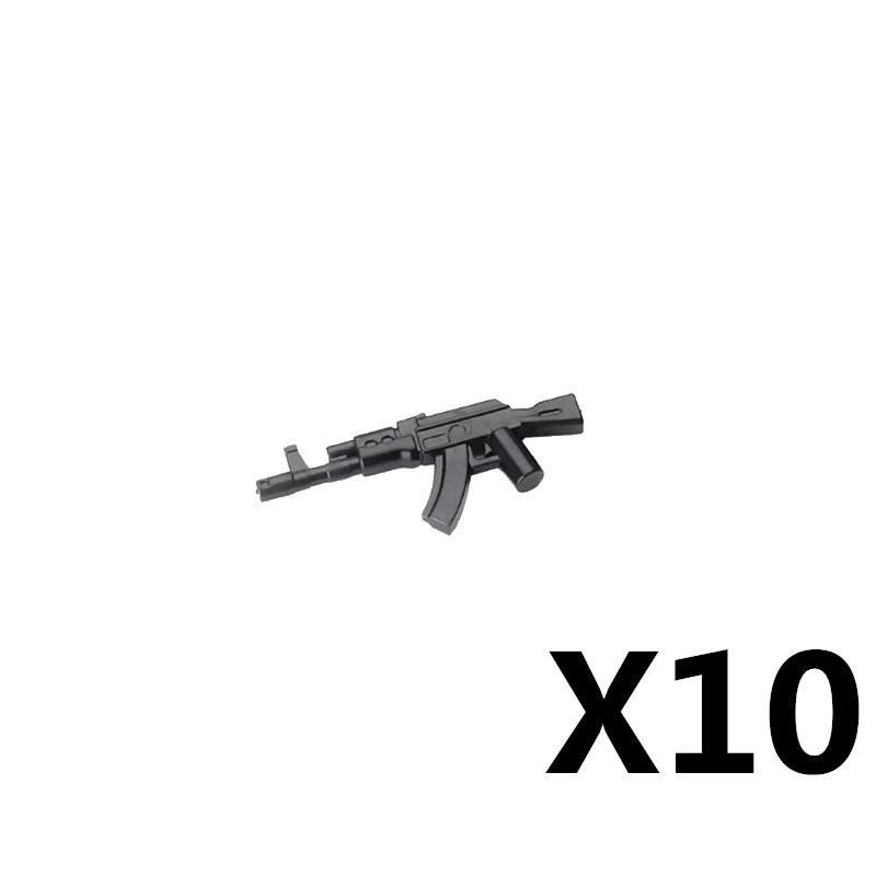 Vojáci Figurky Zbraně Stavebnice Pistole Poposha MP40 Puška AK74 Raketomet Kulka Plamenomet Hračky Dárek T051