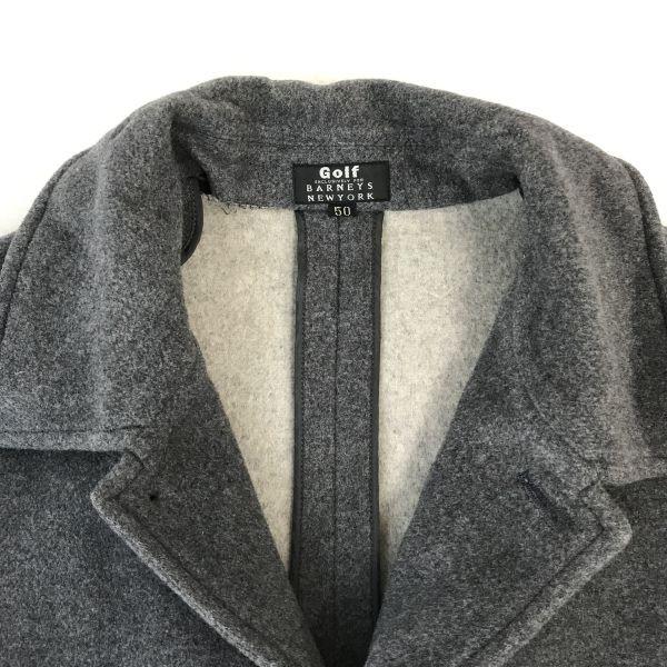 Made in Japan BARNEYS NEW YORK Golf Stand Collar Coat Men’s L Gray(USED)