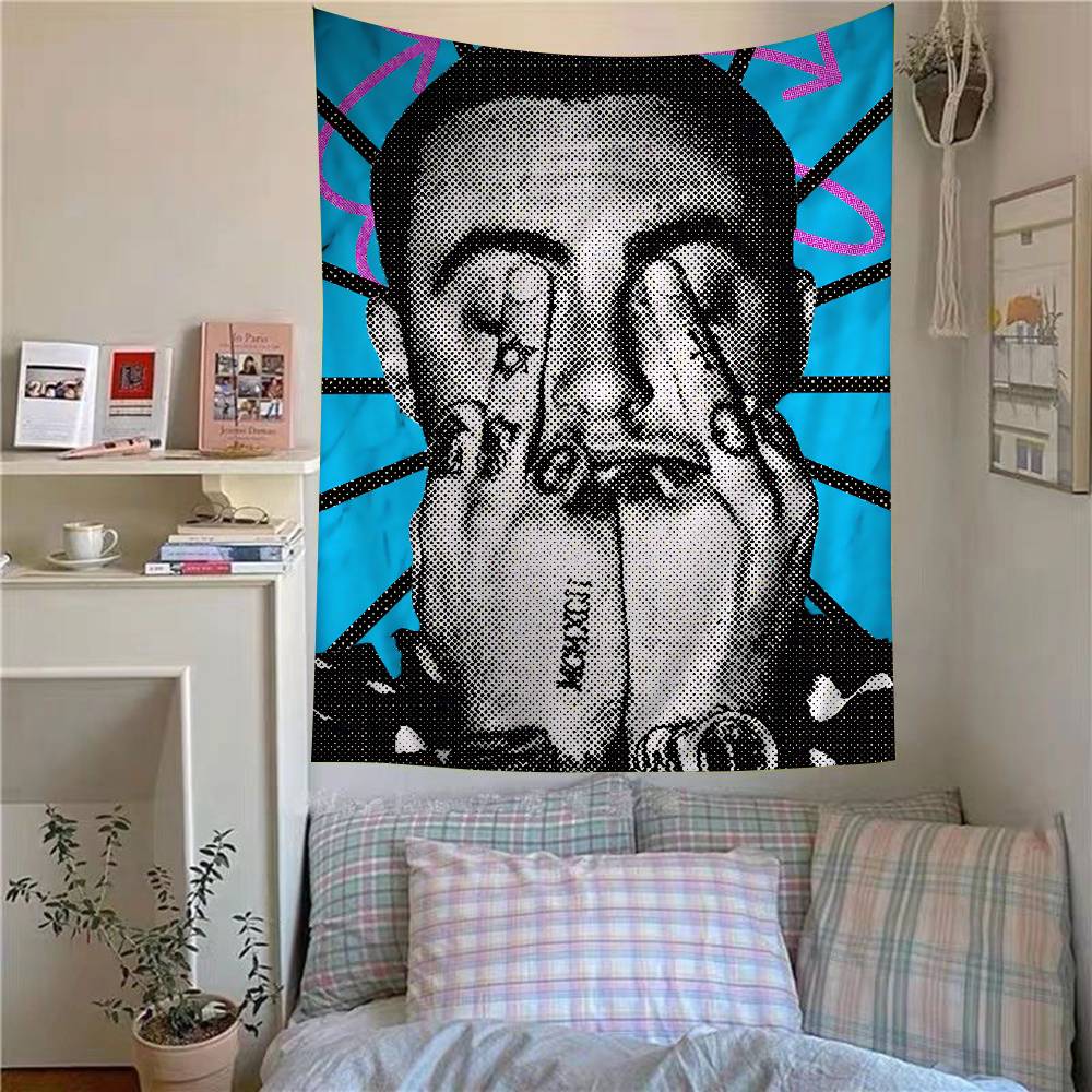 Singer MMac Circles Miller Colorful Tapestry Wall Hanging Hippie Flower Wall Carpets Dorm Decor Japanese Tapestry