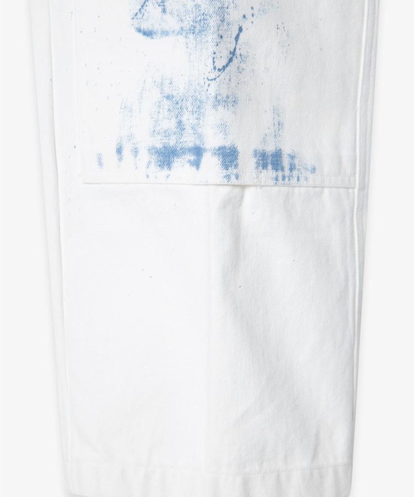 BIRTHDAYSUIT Painted Carpenter Pants (White)